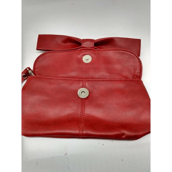 ALDO Burgandy Women's Leather Wallet 8 1/2" x 4 1/2" - Picture 8 of 10